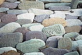 Ladakh - pile of graved stones